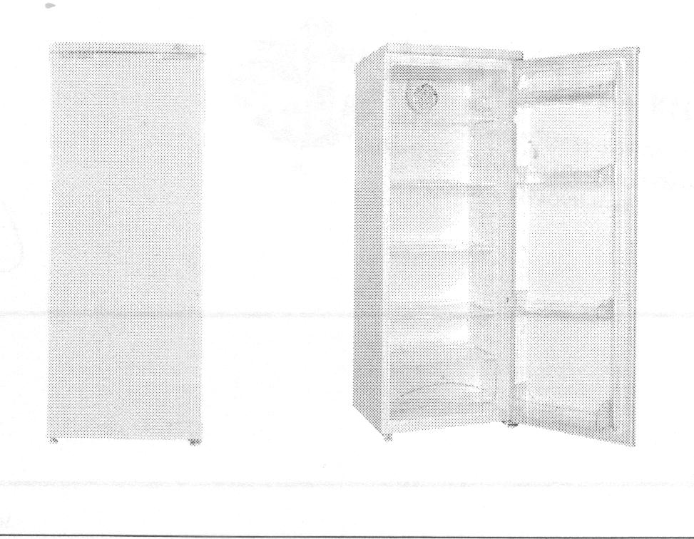 HR-288A kompresszoros háztartási hűtőszekrény (243 liter).