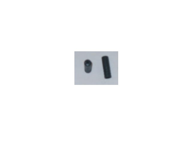 CAPS OF PLASTIC TO BE AFFIXED TO LENGTHS OF BICYCLE GEAR CABLE. THE CAPS ARE USED AS FITTINGS FOR TUBES.