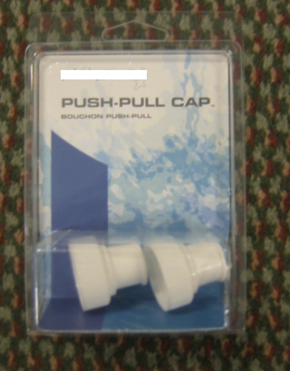 PLASTIC PUSH-PULL SCREW ON CAP WHICH IS USED FOR PLATY BOTTLES