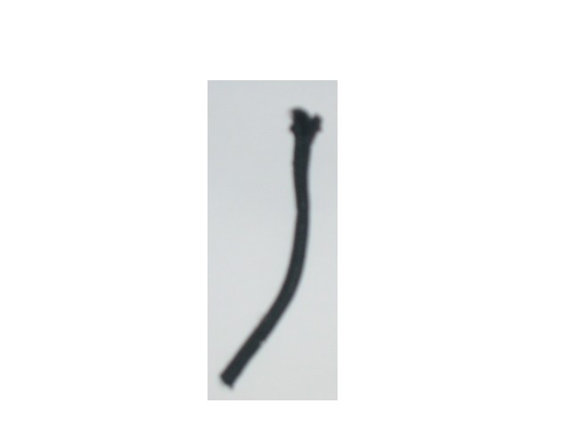 BLACK POLYESTER CORDAGE WHICH IS TIGHTLY PLAITED AND MEASURES MORE THAN 50 000 DECITEX (5 G/M);  PRESENTED IN ROLLS OF 100 METRES AND USED IN THE MANUFACTURE OF RUCKSACKS.