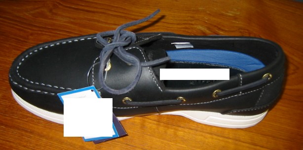 FOOTWEAR, DECK SHOES, WHICH CANNOT BE IDENTIFIED AS MEN'S OR WOMEN'S FOOTWEAR, WITH INSOLES OF 24CM OR MORE, WITH OUTER SOLES OF RUBBER AND UPPERS OF WATERPROOF LEATHER, LINED WITH GORE-TEX, WITH LACE FASTENING, WITH A MULTI-LAYER MOULDED SOLE, WITH A LIGHTWEIGHT EVA (ETHYL VINYL ACETATE) MIDSOLE FOR COMFORT AND SHOCK ABSORBENCY, OF LOW DENSITY POLYMERS (0.2G/CM3), HAVING A CIF PRICE PER PAIR OF NOT LESS THAN EURO 7.5, FOOTWEAR INVOLVING SPECIAL TECHNOLOGY, FOR SPORTING ACTIVITY - SAILING.