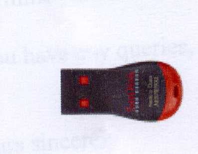 MEMORY CARD READER, WHICH FACILITATES THE MOVEMENT OR TRANSFER OF MUSIC, VIDEO, PHOTOS AND PERSONAL DATA BETWEEN A MOBILE PHONE AND A PC.
WITH HI SPEED USB 2.0 COMPATIBLE TRANSFER RATES.