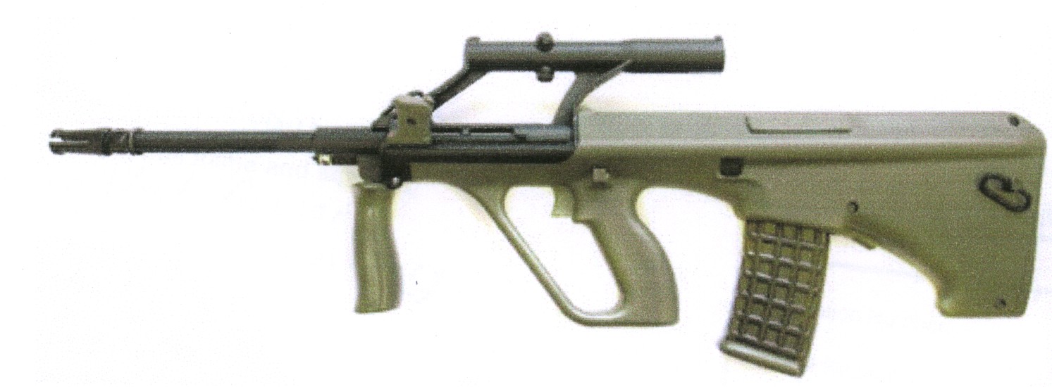 AIRSOFT GUN MADE FROM ABS PLASTIC AND METAL FIRING 6MM BB'S @ 312 FPS, USED IN THE SPORT OF AIRSOFT. IT IS FIRING UNDER 1 JOULE (328 FPS) POWER OUTPUT. IT COMES INDIVIDUALLY BOXED WITH A BATTERY AND CHARGER. IT IS NOT CAPABLE OF BEING CONVERTED TO FIRE REAL AMMUNITION.