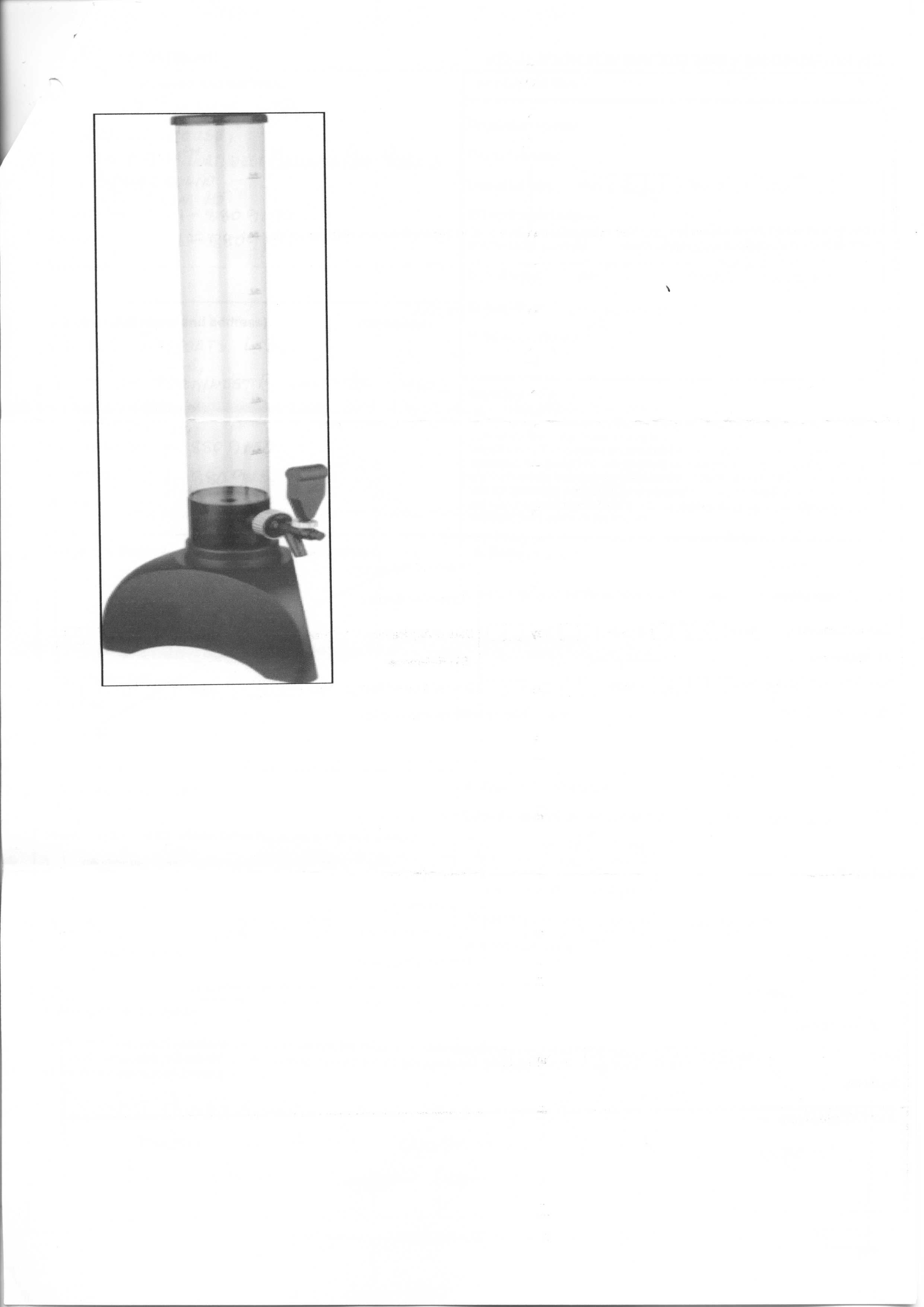 DRINKS DISPENSER - MADE FROM PLASTIC