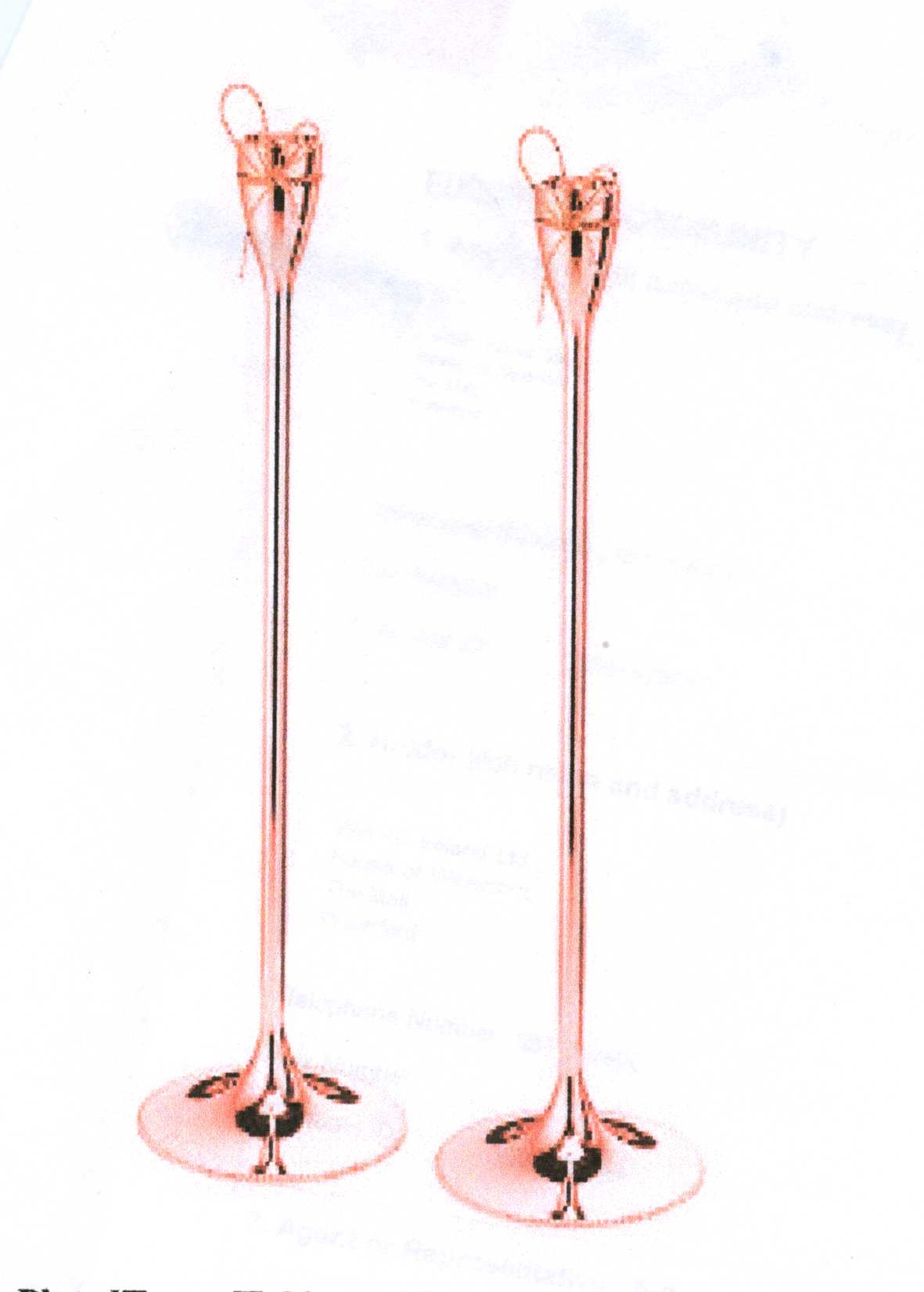 SILVER PLATED TAPER HOLDER. 
IRON BASE, ELECTRO SILVER PLATED WITH 0.06 MICRONS OF SILVER.
