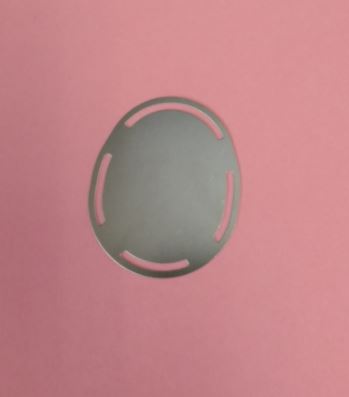 IPG TEMPLATE: THE IPG (IMPLANTABLE PULSE GENERATOR) TEMPLATE ACTS AS AN OPTIONAL AID FOR PHYSICIANS IN PROPER SIZING OF THE IPG DEVICE. THE TEMPLATE IS PACKAGED WITH THE DEVICE AND IS MADE OF STAINLESS STEEL. IT IS DESIGNED SPECIFICALLY FOR A PULSE GENERATOR. IT DOES NOT HAVE ANY OTHER FUNCTION OR PURPOSE. IT IS FORMED BY A STAMPING PROCESS AND ETCHED WITH COMPANY LOGO.