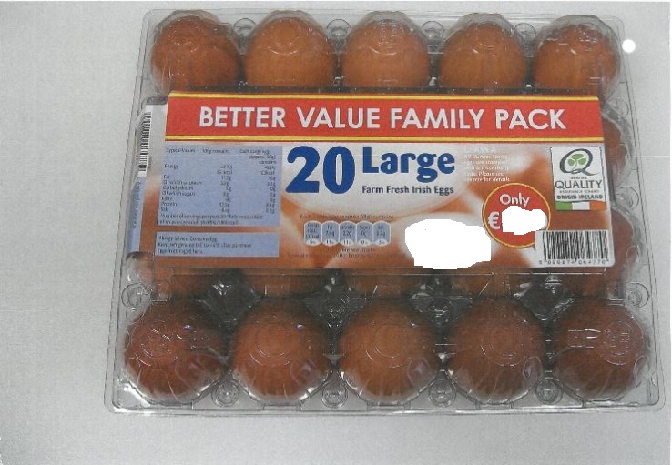 PLASTIC PACKS.
FOR THE PACKAGING OF EGGS.
MADE OF A CLEAR PLASTIC.
THERE ARE VARIOUS DIFFERENT SIZES OF PLASTIC PACKS.