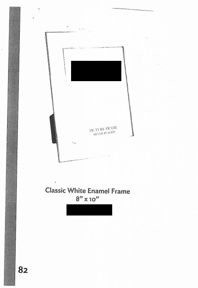 PHOTO FRAME.

IT IS COMPOSED OF 80% ZINC ALLOY, 10% SILVER PLATING, 10% ENAMEL.
