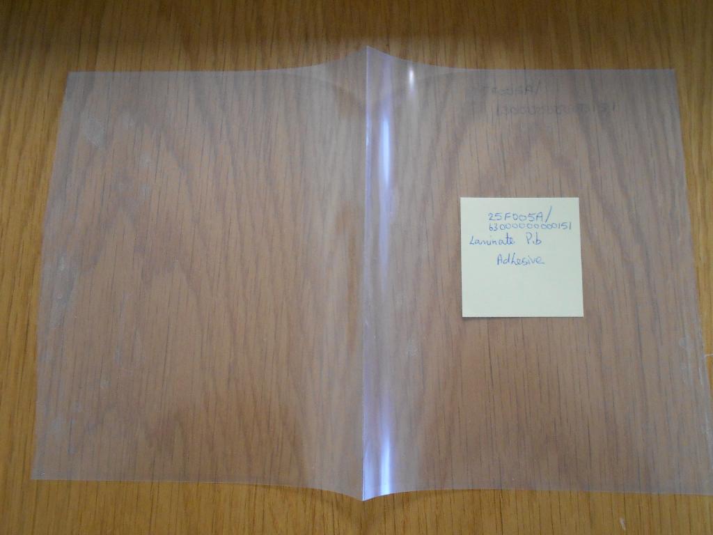 LAMINATE PIB ADHESIVE
OUR REF: 25F005A/63000000000151