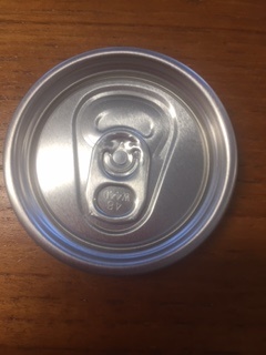 ALUMINIUM TAB (RING PULL) FOR INSERTION INTO ALUMINIUM CAN END WITH A DIAMETER OF LESS THAN 99,00 MM.