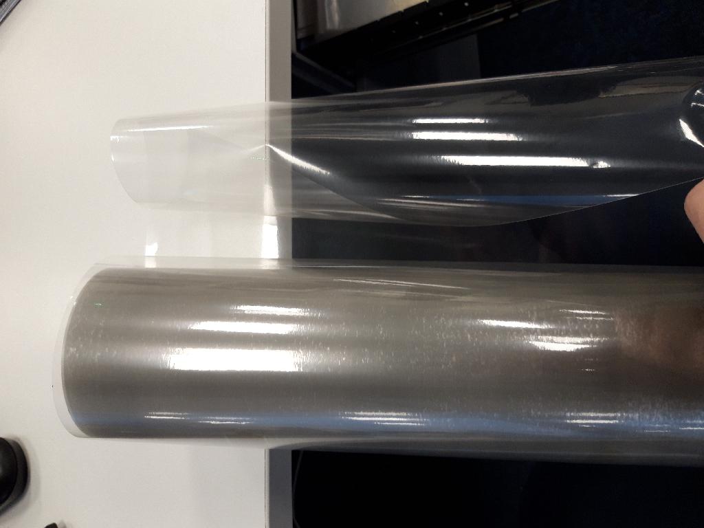 Overpouches of plastic of various sizes. 
Part number are 240701206, 240701207, 240701220 and 240701221. Plastic sheets/rolls to manufacture over pouches of various sizes.