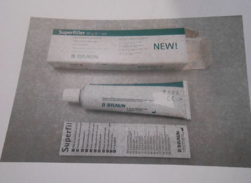 PERISTOMAL PASTE (STOMA ADHESIVE PASTE) PUT UP FOR SALE IN 60GM METAL TUBES.
PHYSICAL APPEARANCE; THICK BROWN PASTE
IT IS USED BY END CUSTOMERS TO FILL ANY
IRREGULARITIES ON THE SKIN AROUND STOMAS THAT AFFECT THE ABILITY TO SECURELY ATTACH AN OSTOMY APPLIANCE. IT HAS NO
THERAPEUTIC NOR PROPHYLACTIC PROPERTIES