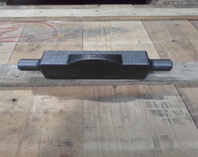 NON-ALLOY STEEL FORGINGS WITH A CARBON CONTENT OF LESS THAN 0.25%. IT  REQUIRES CONSIDERABLE FURTHER SHAPING AFTER IMPORTATION AND IS PROCESSED THROUGH A LATHE AND MILL FOR TURNING, CUTTING, SANDING ETC. THE FINISHED PART IS FOR USE AS A SUB ASSEMBLY IN A HYDRAULIC CYLINDER FOR A MOTORISED VEHICLE. .