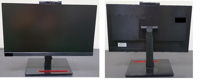 LCD COLOUR MONITOR.

A 23.8" LCD COLOUR MONITOR WITH A SCREEN RESOLUTION OF 1920 X 1080 PIXELS AND DIMENSIONS OF: 539.8MM (W) X
584.1MM (H) X 205.0MM (D). THE DISPLAY PITCH (PIXEL PITCH) SIZE OF THE MONITOR IS 0.248mm (0.0098in.). IT HAS A CONTRAST RATIO OF 1000:1 (TYPICAL), BRIGHTNESS OF 250CD/M2 (TYPICAL), 16.7M COLOURS AND USES IPS PANEL TECHNOLOGY.

IT HAS THE FOLLOWING INPUT/OUTPUT CONNECTIONS: 1 X DISPLAY PORT (1.2), 1 X HDMI (1.4), 1 X VGA, 2 X 3W SPEAKERS, AUDIO
OUT JACK, 1 X USB 3.0 UPSTREAM AND 2 X USB (3.0) PORT DOWNSTREAM. IT INCORPORATES AN INTERNAL POWER SUPPLY AND IS
MOUNTED ON AN ADJUSTABLE STAND. THE MONITOR DOES NOT HAVE ANY TV SIGNAL RECEPTION CAPABILITY, NOR DOES IT HAVE AN
ON-BOARD TUNER.