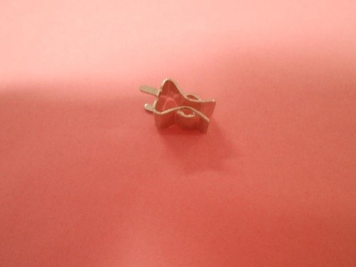 FUSE CLIP IN AN ELECTRICAL CIRCUIT.  THIS PRODUCT FORMS PART OF AN ELECTRICAL CIRCUIT. IT IS MADE FROM BERYLLIUM COPPER WITH A TIN COATING.