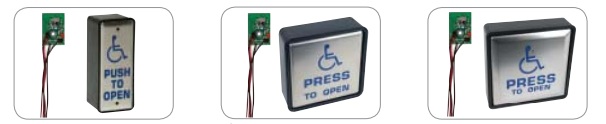 STAINLESS STEEL PUSH PAD FITTED WITH A 433MHZ REMOTE CONTROL TRANSMITTER. THE UNIT IS RADIO CONTROLLED AND IS DESIGNED TO FACILITATE DISABLED PEDESTRIANS ACCESS TO PUBLIC BUILDINGS. AVAILABLE IN 3 TYPES; 6 INCH AND 4.5 INCH SQUARE AND 4.5 INCH JAMB STYLE.