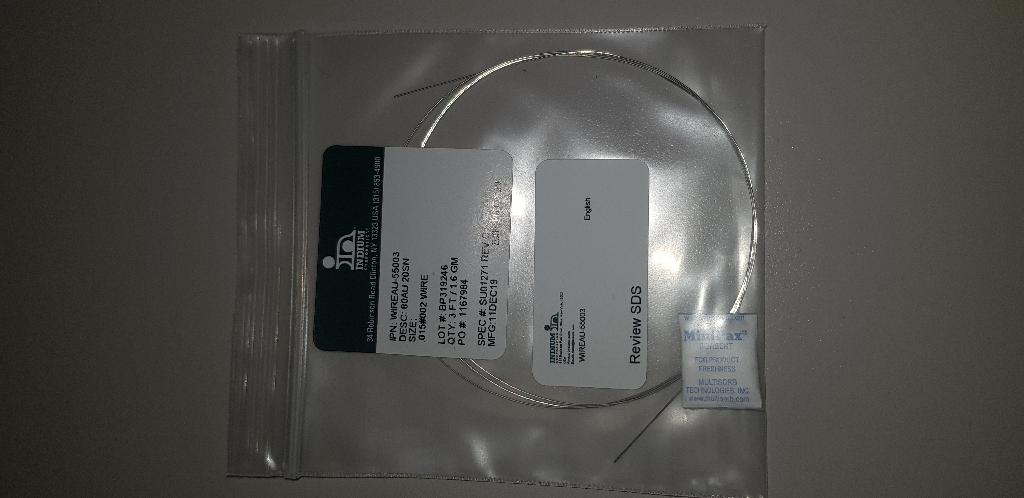 Tin Gold Wire
For medical devices
80% GOLD, 20% TIN
