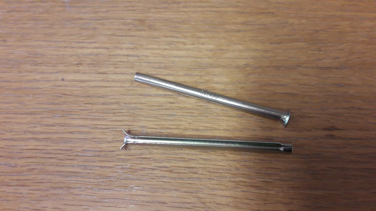 Non Threaded express  Nails
Used in connecting timber to brick - these products are also called spring nails.
Made from Steel