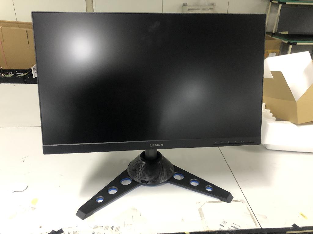 A 24.5" LCD COLOUR MONITOR, WITH A SCREEN RESOLUTION OF 1920 X 1080 PIXELS, PIXEL PITCH OF 283.2UM (PER ONE TRIAD) X 280.2UM (DISPLAY PITCH <0.28MM), WITH DIMENSIONS OF: 558.69MM (W) X 512.49MM (H) X 250.48MM (D), CONTRAST RATIO OF 1000:1 (TYPICAL), BRIGHTNESS OF 400CD/M2 (TYPICAL), 16.7M COLOURS, IPS 3-SIDE BORDERLESS PANEL TECHNOLOGY.

INPUT/OUTPUT CONNECTIONS: 1 X DISPLAY PORT (V1.2), 1 X HDMI (2.0), 1 X AUDIO OUT JACK, 1 X USB (V3.0) PORT UPSTREAM, 4 X USB (V3.0) PORT DOWNSTREAM. INTERNAL POWER SUPPLY.

THE MONITOR IS MAINLY DESIGNED FOR GAMING  WITH A DATA PROCESSING SYSTEM. IT IS MOUNTED ON AN ADJUSTABLE STAND, DOES NOT HAVE A TOUCH SCREEN OR TV SIGNAL RECEPTION CAPABILITY AND HAS NO ONBOARD TUNER.