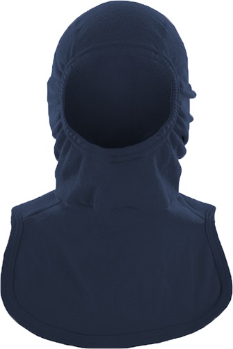 Hood, 2 layers top, single layer shoulder
Elasticated face opening. Knitted
Industrial/firefighting
50% Kermel (a polyamide-imide fibre) with 50% Viscous (man-made cellulosic fibre)
