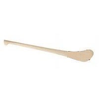 Hurley.  Moulded from glass filled polypropylene.  Equipment for a traditional Irish outdoor game called "Hurling" and is played with Hurley "sticks" and a ball.  It is curved and flat at the bottom for hitting a ball. Not ornamental.  Not a toy.  Comes in various lengths ranging from 18" to 34".