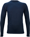 T-Shirt, FR, Anti-Static, Long sleeve, Knitted
Colour: Navy
Sizes: XS, S, M, L, XL, XXL.
_Interlock 60% Protex, 39% Viloft, 1% Anti Static.Round neck.Long SleeveBeefy Feel T shirt.Twin needle stitchingEN Certified
