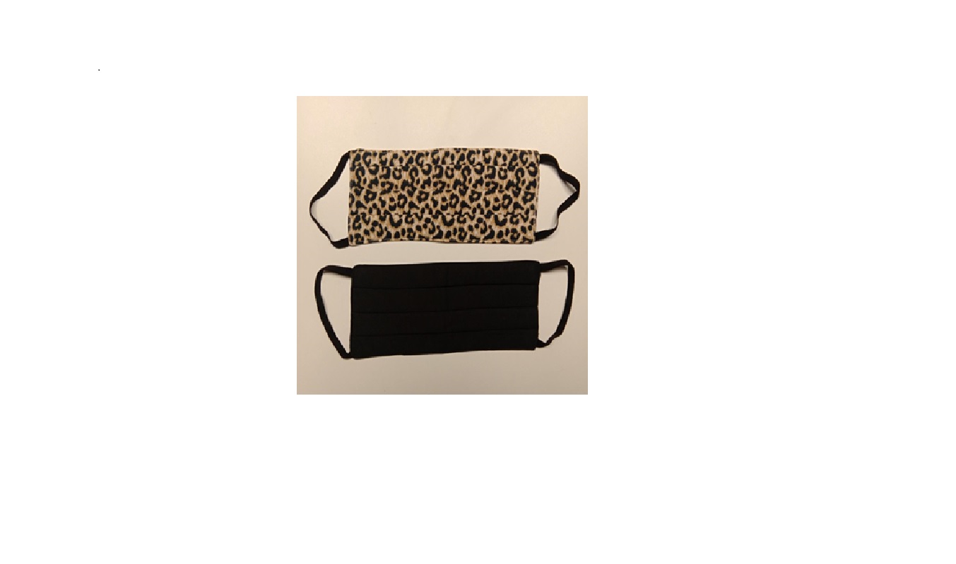 2PK WOVEN FACE COVERING;
Textile face mask for adult use. This is made of 100% woven cotton. It has layers and is produced in a number of different colours and patterns. It covers the cheeks, nose and mouth and it is secured by over the ears with elasticated loops. It can be washed and reused.
