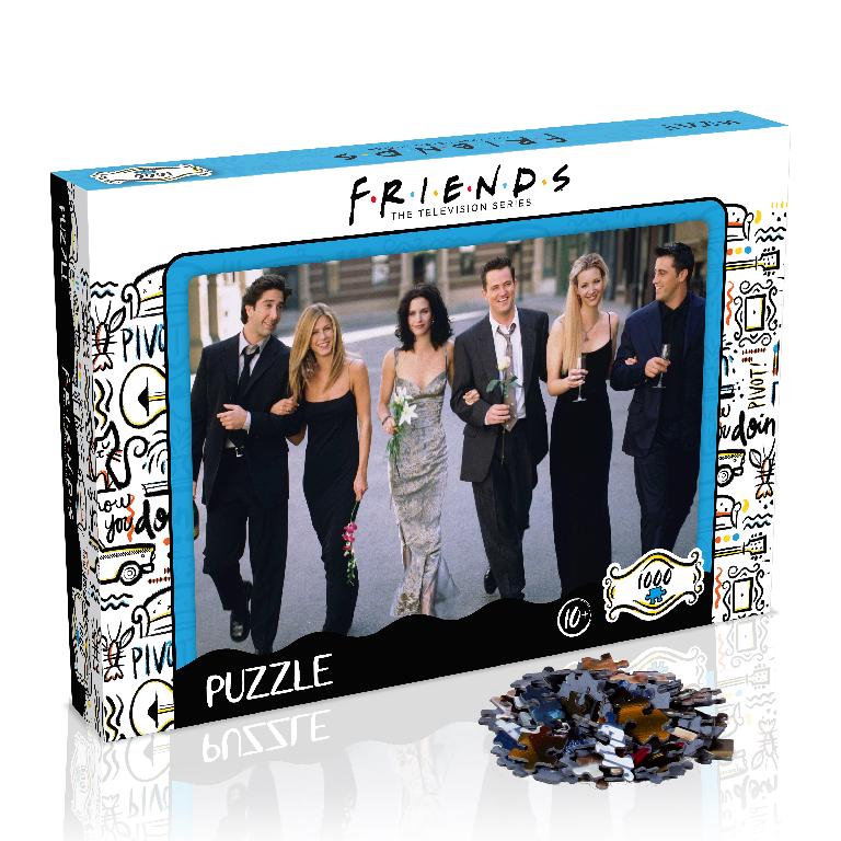 A 1000 PIECE PAPERBOARD JIGSAW PUZZLE. THE ILLUSTRATION ON THE JIGSAW PUZZLE IS FROM A WELL-KNOWN TV SERIES. SUITABLE FOR AGES 10+. PACKAGED IN A CARDBOARD BOX.