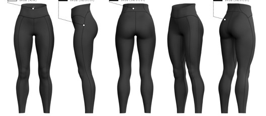 Women's leggings
Made from 75% Nylon and 25% Spandex. Black in colour