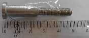 THREADED SHOULDER BOLT TURNED FROM A SOLID BAR. 
Photo enclosed
A custom made threaded bolt made from 1.4571/316Ti grade Stainless Steel. The part is a component for Cable Trollies used for cable management of festoon systems which in turn are used for a wide range of industrial applications.