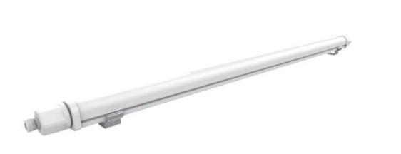 LINEAR LED LIGHT FITTING. 

IT INCLUDES A FROSTED PC COVER, PC HOUSING, INTERNAL DRIVER AND LED CHIPS MOUNTED ON PCB. IT IS IP65 RATED FOR APPLICATION IN GENERAL EXTERIOR/INTERIOR LIGHTING WHERE WATER-PROOFING IS REQUIRED.
IT HAS MACHINE MANUFACTURED COMPONENTS AND IS HAND ASSEMBLED. IT MEASURES 600X54X53MM (LXWXH).