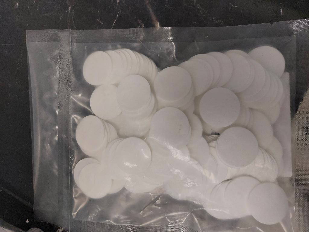 IT IS AN ADHESIVE FILM.
THIS ADHESIVE FILM IS USED FOR BONDING COATED SPECIMENS FOR TENSILE TESTS.
IT IS A MIXTURE OF POLYAMIDE AND EPOXY RESIN WITH A CURING AGENT.
IT IS WHITE IN COLOUR, WITH A FILM APPEARANCE AND IS ODOURLESS.
IT IS PACKAGED AS LOOSE CIRCULAR WAFERS SEALED IN VACUUM PACKED BAG.