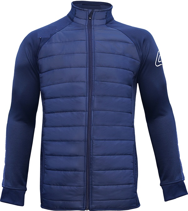 Made from woven micro polyester with breathable polyester padding, stretch polyester sleeves.
Warm, lightweight, breathable.
Fitted jacket with quilted padding panels.
Two front pockets.
Elasticated cuffs provide a seal for warmth.
With or without a hood.
Sizes: XS, S, M, L, XL, 2XL, 3XLQuilted Jacket. Mens