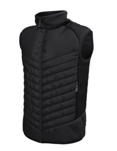 Gilet, 
Hi density downproof minature polyester ripstop, woven. 
Durable water repellent 
160gsm wadding 
Brushed back polyester stretch side panels 
2 side pockets
Colours: Navy, Black
Sizes: Xtra Large Youth
Adults S, M, L, XL, 2XL, 3XL Mens