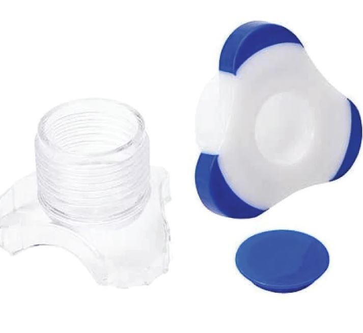 PILL CRUSHER / GRINDER INTENDED TO CRUSH TABLETS INTO POWDER FORM TO FACILITATE TAKING MEDICATION.