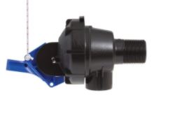 FULL FLOW TROUGH VALVE. A COMPACT ARMLESS DIAPHRAGM VALVE WITH A 25MM WATER LEVEL DIFFERENTIAL BETWEEN OPENING AND CLOSING, REDUCING PUMP MOTOR OVERLOAD. THE PRODUCT IS TYPICALLY FOUND IN WATER FEEDING TROUGHS ON FARMS, IT IS COMPOSED OF PLASTIC AND CONTAINS THE VALVE AND A FLOAT.  THE VALVE IS CONSIDERED AS BEING THE ESSENTIAL COMPONENT.
