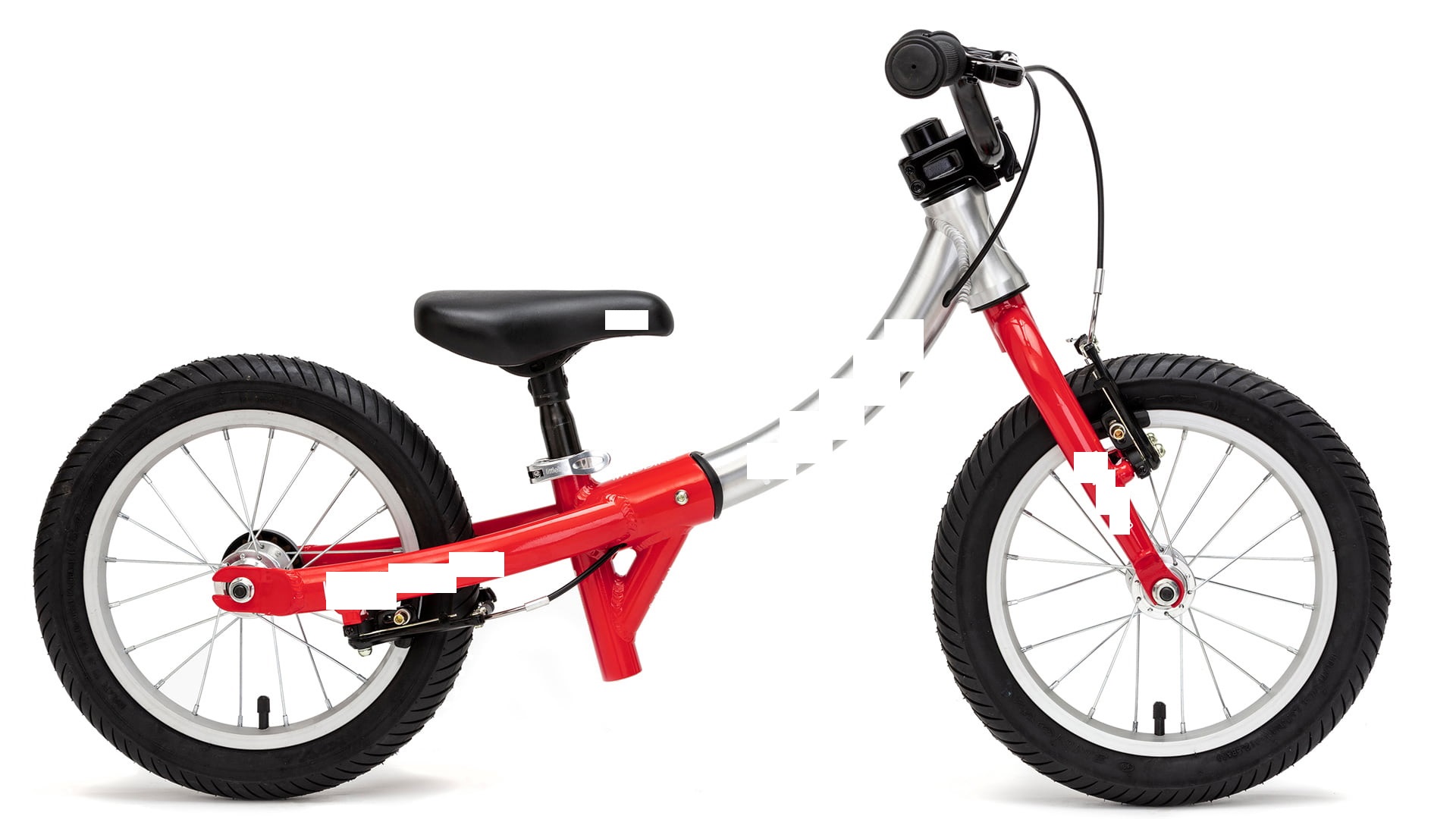 Child’s Balance Bike. 

This is a balance bike that enables a child to develop their coordination & balance. The child propels the balance bike by pushing off the ground with their feet. It is presented unassembled.
At the point of import the parts include a welded two part alloy frame, welded steel or alloy fork, handlebars, stem, spacer, ball bearing headset, grips, 2 x brake lever, 2 x brake caliper, 2 x brake cables, saddle and seatpost, 2 x seat clamp, 2 x assembled wheels with ball bearings (tyre, rim tape, rim, tube, hubs and spokes), tools (spanner and 2 hex keys), instruction leaflet and zip lock plastic bag.
The balance bike can be converted into a pedal bike by the addition of a drivetrain if required. This drivetrain (not part of this BTI) is not imported alongside the balance bike. Neither are any of the individual components of the drivetrain fitted to or presented with the balance bike at the point of importation. The drivetrain parts include the sprocket (rear cog), chainring (front cog), crank, bottom bracket (crank axle), chain and pedals.