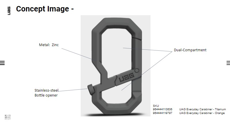 A keyring carabiner is designed for everyday carry (EDC) enthusiasts.
It combines practicality, security, and multifunctionality, making it a valuable addition to your everyday carry items.

Convenience: It allows you to easily attach and detach your keys and other small items, making them readily accessible without having to dig through your pockets or bag.
Security:  Ensure your keys stay attached and don’t accidentally fall off.
Versatility: Besides holding keys, it has an integrated bottle opener.
Durability: Made from metal alloy and built to withstand daily wear and tear, ensuring long-term use.
Space-saving: Keeps your keys and small accessories  organized and clipped to a belt loop or bag. Helps free up pocket space for other essentials.

Key features include:
Everyday carabiner
Spring-loaded latch
Dual compartment design
Integrated bottle opener
Keeps keys from sliding off when you remove it from your belt loop.


Product is estimated for 94% Zinc Alloy, 4% stainless steel