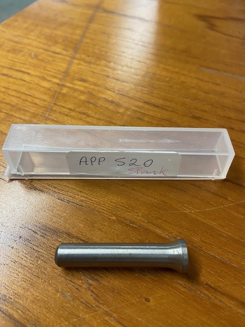 Alloy steel shank used in the production or Rotary Burs. The steel shank is welded to a carbide bur blank using a trifoil. The function of the complete article is metal removal.
component of the semi-finished item
Steel
It cannot be considered a product of heading 8207 as it is not mounted, for example, onto a tool, and therefore classification under heading 7326 is appropriate