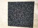 An article of urethane foam, completely coated with carbon fibres. The carbon fibres give the product its insulation properties. It is used to absorb any stray signals in an antenna or telecommunication product. It is a broadband radar absorber.