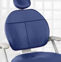 Dentist chair incorporating a cuspidor (spittoon mouth rinser), a touchpad (for controlling the chair, overhead light, cup fill and bowl rinser), tubing (for attaching handpieces and drills not included in this BTI) and a scaler. 
The dentist chair is upholstered and is made from a combination of metal and plastic. It has a tilting/raising/swivel mechanism. 
It is presented unassembled. All the components are boxed separately and wrapped together on one pallet at the point of import.
