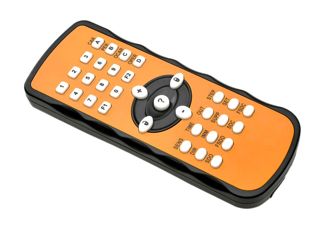 Infrared Remote Control. 

It is used for the wireless operation of the opening and closing of industrial doors.