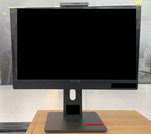 A 23.8" LCD colour monitor. 

It has a screen resolution of 1920 x 1080 pixels, contrast ratio of 1500:1 (typical), brightness of 250nits (typical), 16.7M colours, IPS panel technology, touch panel, pixel pitch 0.2745mm x 0.2745mm and an aspect ratio 16:9.
For input/output connections it has 1x HDMI(1.4), 1x DP(1.2), 1x USB upstream & 1x USB downstream and 1x 3in1 mini PC connector. It includes 2x 3w speakers, a webcam and a mic. There is no audio out jack.
It is mounted on an adjustable stand with an external power supply. The monitor is used solely or principally in a data processing system. It does not have any TV signal reception capability and it has no onboard tuner. Dimensions: 539.8mm (w) x 543.8mm (h) x 205.0mm (d).