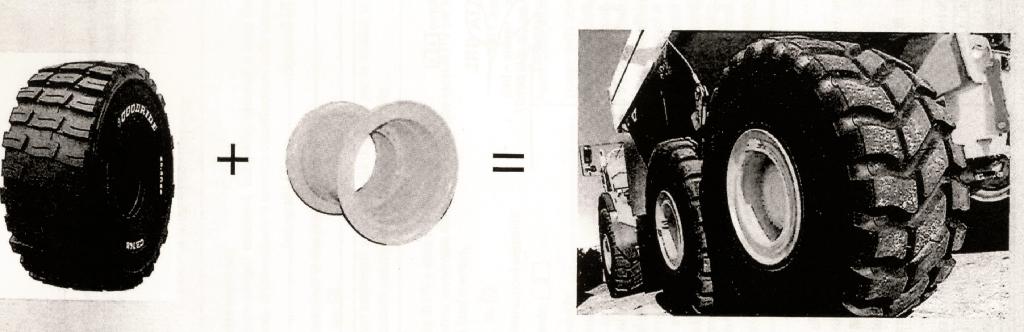 RUOTE ASSEMBLATE. LE RUOTE SI PRESENTANO ALL'IMPORTAZIONE COMPLETE DI CERCHIONI E PNEUMATICI GIA' ASSEMBLATE E PRONTE PER L'UTILIZZO. IL CERCHIONE E' REALIZZATO IN ACCIAIO E PUO' ESSERE DI TIPOLOGIE DIVERSE (A TRE PEZZI, A CINQUE PEZZI, A 7 PEZZI) A SECONDA DEL VEICOLO SU CUI E' DESTINATO. LE DIMENSIONI DEL DIAMETRO DEL CERCHIONE POSSONO ANDARE DAI 23 AI 63 POLLICI A SECONDA DEL MODELLO. LE RUOTE SONO DESTINATE AD ESSERE APPLICATE A MEZZI PESANTI (AD ESEMPIO PER TRASPORTO MERCI SU STRADA).