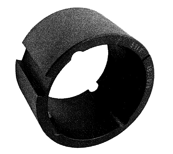 ADATTATORE PER BUSSOLE CONICHE. L’ARTICOLO E’ OTTENUTO DA FUSIONE IN GHISA CON SUCCESSIVE LAVORAZIONI DI TORNITURA, FORATURA, FILETTATURA E RETTIFICA. L’ADATTORE PER BUSSOLE CONICHE E’ UTILIZZATO COME ORGANO DI ACCOPPIAMENTO IN AMBITO MECCANICO.