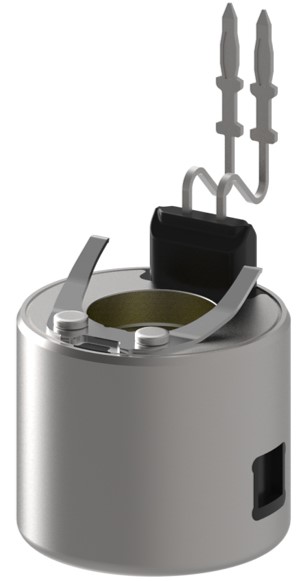 ABS (ANTI-BLOCK SYSTEM) COIL.
E' UNA BOBINA USATA PER IL FUNZIONAMENTO DEL SISTEMA FRENANTE ABS. IL PRODOTTO E' DESTINATO AD ESSERE  INSERITO NEL MODULO ABS CHE DOVRÀ POI ESSERE ASSEMBLATO PER FORMARE UNA CENTRALINA ABS. LA BOBINA FUNZIONERÀ COME UN ELETTROMAGNETE, CREANDO UN CAMPO ELETTRICO MAGNETICO CHE ATTIVA LE VALVOLE IDRAULICHE MONTATE NEL BLOCCO IDRAULICO.
L'ABS COIL È COMPOSTO DA UN FILO DI RAME AVVOLTO SU UNA BOBINA DI MATERIA PLASTICA, LA QUALE VIENE SOVRASTAMPATA CON UNA MATERIA PLASTICA E INSERITA IN UN CONTENITORE CILINDRICO METALLICO, AL QUALE VENGONO  AGGIUNTI UNA COPERTURA, UNA MOLLA E DEI TERMINALI METALLICI.