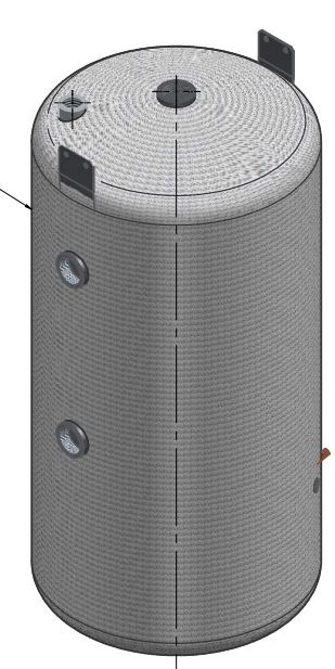 Accumuli di acqua refrigerata. 
Gli accumuli sono costruiti in lamiera inox; la forma può essere sia a parallelepipedo oppure a  forma ad “uovo” cioè un cilindro con saldato alle due estremità due fondi bombati. Gli accumuli prevedono una serie di connessioni per l’ingresso e l’uscita dell’acqua in posizioni precise dato che devono integrarsi perfettamente nell’assieme della macchine refrigeratrici. Proprio per il fatto che contengono acqua refrigerata, gli accumuli di forma cilindrica sono coibentati, cioè ci viene applicato sopra un tappetino in gomma nera isolante di opportuno spessore che evita sia il riscaldamento dell’acqua che la formazione di condensa. L’accumulo permette al refrigeratore di cui fa parte di avere un “polmone di acqua” che evita o diminuisce le oscillazioni di temperatura all’uscita della macchina. Lo scopo della macchina, di cui l’accumulo è parte fondamentale, è di fornire acqua refrigerata alla temperatura desiderata e di raffreddare quella di ritorno dalle utenze che si è riscaldata. Tutti gli accumuli sono prodotti in lamiera di acciaio inox.