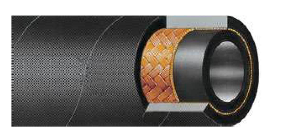Tubo, flessibile ed elastico,  di gomma vulcanizzata ,non indurita rinforzato con metallo senza accessori. L’articolo si presenta in rotoli. Esso può variare da un diametro interno di 2 mm fino ad un diametro interno di 100 mm e da un diametro esterno di 9 mm a 135 mm.
Il tubo è destinato al passaggio di fluidi a bassa, media e alta pressione ed è realizzato in gomma sintetica, rinforzato da una o più trecce metalliche.
Lo strato interno è resistente agli oli e all'acqua. Lo strato esterno è resistente all'abrasione, agli oli, alle condizioni atmosferiche.