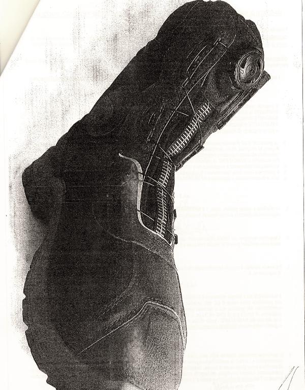 PASSANTE PER LACCI CALZATURE.
L'ARTICOLO, PRODOTTO IN  UNA VASTA GAMMA DI MISURE, PERMETTE LO SCORRIMENTO DEI LACCI NELLA SCARPA, ED E' DESTINATO AD ESSERE APPLICATO SULLE DIVERSE TIPOLOGIE DI CALZATURE (DA LAVORO, SPORTIVE, ECC.) IN QUANTO APPOSITAMENTE SAGOMATO SECONDO LE DIVERSE DIMENSIONI DELLE CALZATURE.
PER DICHIARAZIONE DI PARTE IL PRODOTTO E' COMPOSTO DA UNA MISCELA DI NYLON, CHE OFFRE UN ATTRITO BASSO E UN'ELEVATA RESISTENZA ALL'ABRASIONE.