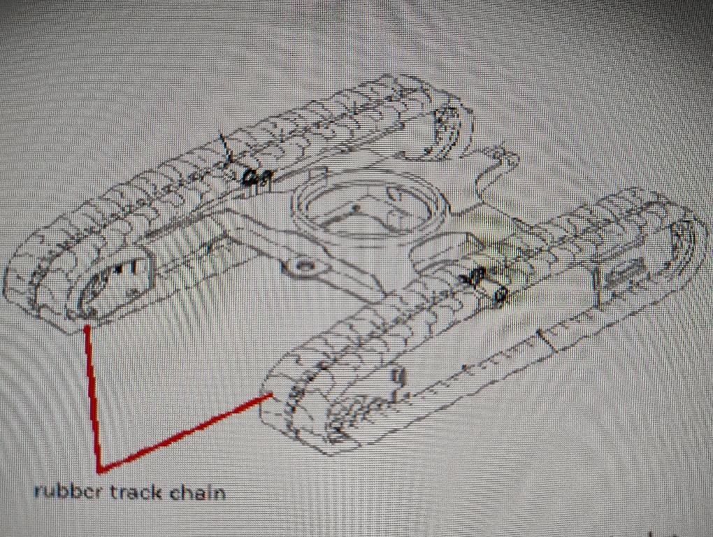 Cingoli in gomma. 
Il prodotto è composto da elementi metallici e cavi di acciaio, annegati in una carcassa di gomma, destinati ad essere utilizzati su macchine movimento terra.
Gli articoli in questione, denominati commercialmente anche “fasce gommate” (in  inglese: rubber tracks), sono elementi fondamentali per le macchine movimento terra,  generalmente  sino  a  12  tonnellate  di  peso  (ad  esempio:  mini  escavatori,  midi  escavatori,  pale  cingolate compatte).  
La loro funzione è quella di permettere la trazione della macchina e al contempo di trasmettere al  terreno in modo uniforme il peso della macchina stessa. Sono costituiti da: gomma  di diverse mescole in funzione dell’utilizzo, un’anima metallica, e da cavi di acciaio. 
Lo scopo dei cavi di acciaio annegati nella gomma, è quello di garantire la resistenza del cingolo  gommato alla trazione esercitata dal motore della macchina movimento terra; lo scopo della rete  metallica,  dato  il  peso  delle  macchine  movimento  terra,  è  quello  di  garantire  uniformità  nella  distribuzione  a  terra  del  peso  della  macchina  sul  cingolo  e  di  garantirne  integrità  strutturale  nei  movimenti di avanzamento e di traslazione sul cingolo stesso.